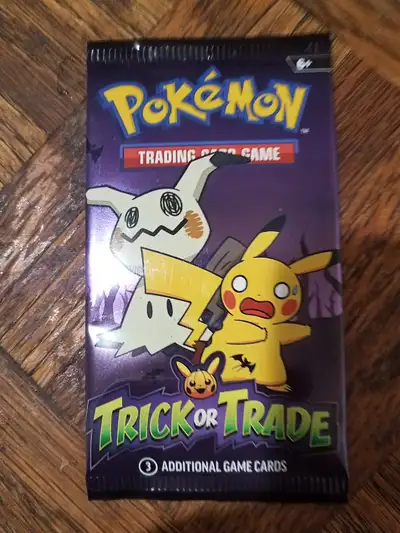 Hundreds Of Unopened Packs Of Pokemon Trick or Trade Cards. $1.00/Pack