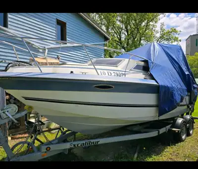 Classic Fiberglass Gem + Tow Rig! 1989 Peterborough Constellation 250– A rare fiberglass classic wit...