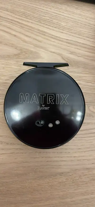 Raven Matrix 4 3/8" Black Centerpin Float Fishing Reel, View more