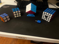 Rubiks and Speed Cubes with Accessories 