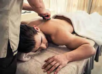 Asian male relaxing massage therapy , View more