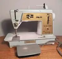 Singer Model 620 Golden Touch &amp; Sew Delux Zig Zag with table
