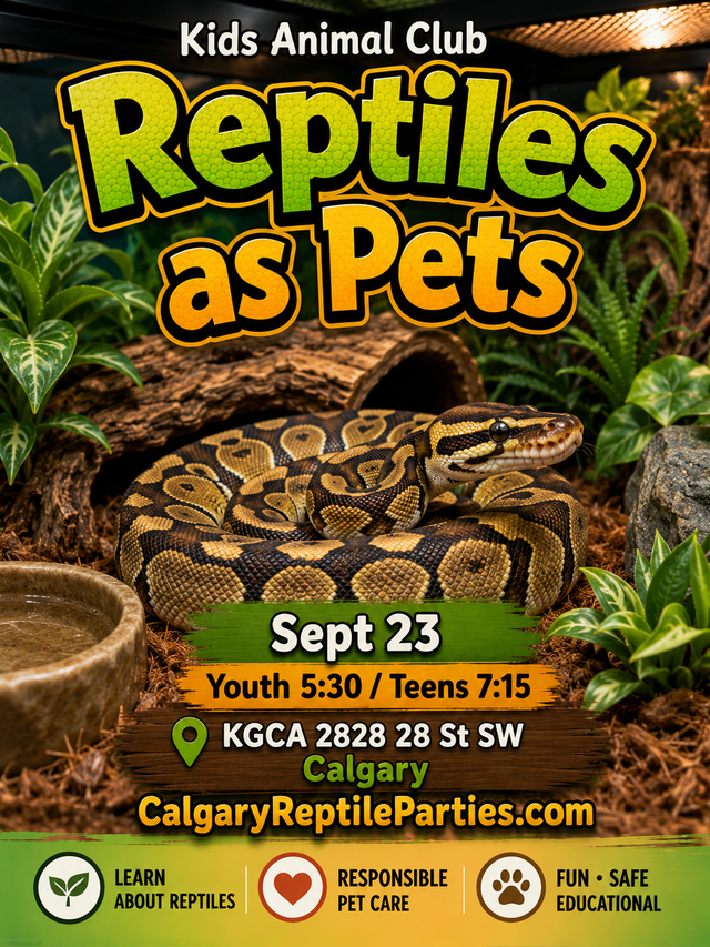 Reptile Kids & Teen Clubs & PD Day Camps!
