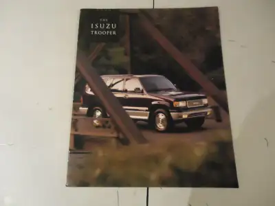1993 Isuzu Trooper Brochure. VG. Can Mail anywhere in Canada, View more
