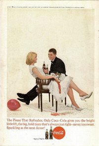 Vintage 1963 Coke Advertisement