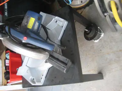 FS: Electric 10 inches sliding mitre saw, paints printings, View more