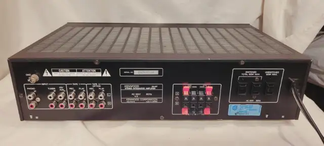 KENWOOD KA-87 INTEGRATED STEREO AMPLIFIER in Stereo Systems & Home Theatre in Mississauga / Peel Region - Image 8