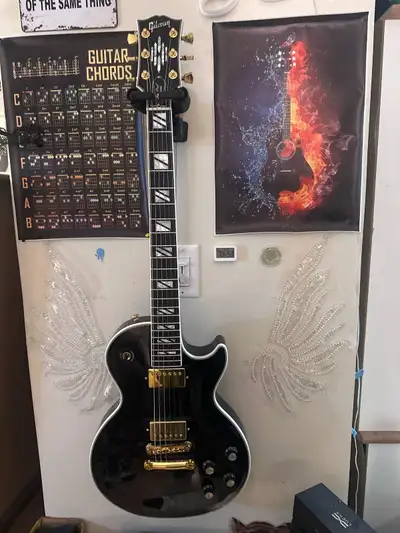 Brand new never played cost $7500 Comes with hard shell flight case authenticity cert. optional pick...