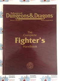 RPG: AD&D 2nd The Complete Fighter's Guide