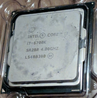 Intel i7-6700k CPU