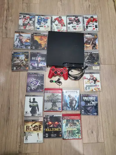 This is a great bundle deal. It's a Playstation 3 slim system. Comes with the following 1. Playstati...