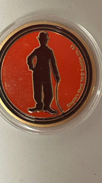 Souvenir Coin Charlie Chaplin 