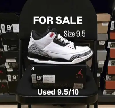 Air Jordan 3 Infrared 23 size 9.5, View more