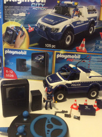 Playmobil camion 4x4 de police télécommander avec caméra
