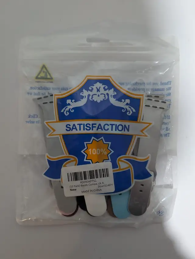 Pack of 10 Multicolor Apple watch Replacement bands in Jewellery & Watches in Mississauga / Peel Region - Image 2