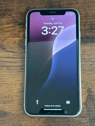 White IPhone 11 64 GB unlocked, View more