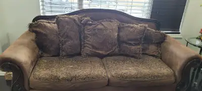 Ashley Furniture Sofa – Used with Removable Cover Selling our Ashley Furniture sofa. It’s still comf...