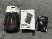 Canon Power Shot ELPH 190 IS camera with case