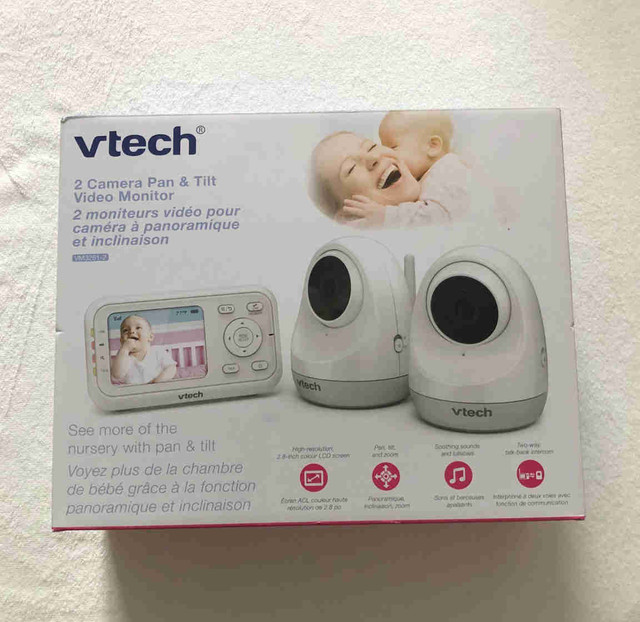 Vtech Baby Camera 2 cameras pan and tilt in Gates, Monitors & Safety in Ottawa