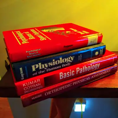 Let me know which you want, and your offer. Psychology, Physiology, Pathology, Orthopedic. Will list...