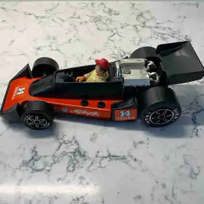 Vintage 1979 Tonka Toy A J Foyt # 14 Winner Indy 500. 4 time winner Size is 9” Used but in new condi...