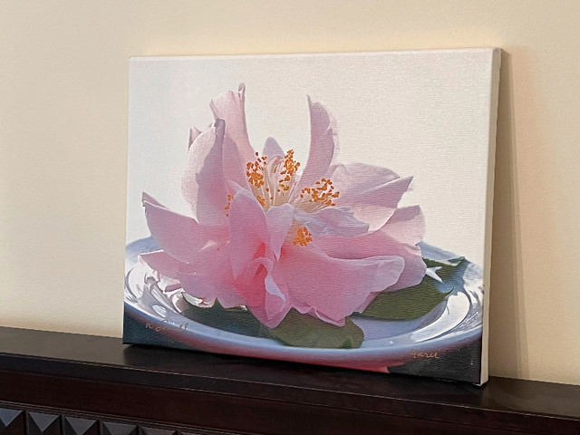 Lotus art on canvas in Arts & Collectibles in City of Toronto