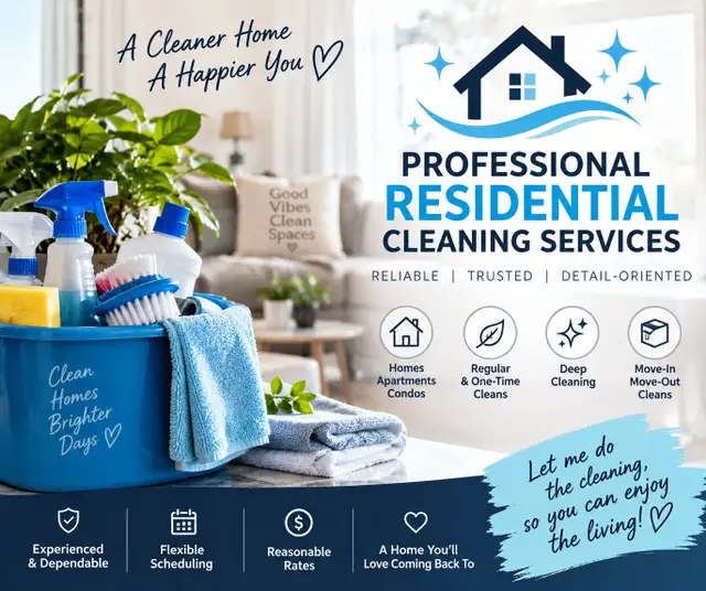 Professional residential cleaning services
