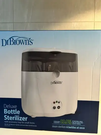 Dr. Brown's Electric Deluxe Baby Bottle Sterilizer, View more