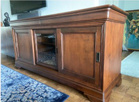 Solid Cherry Media Console