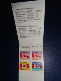 Timbres neufs du Canada de 1990 Ré: Le Drapeau à 2$.