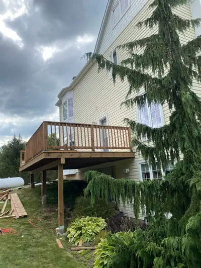 custom built deck, View more