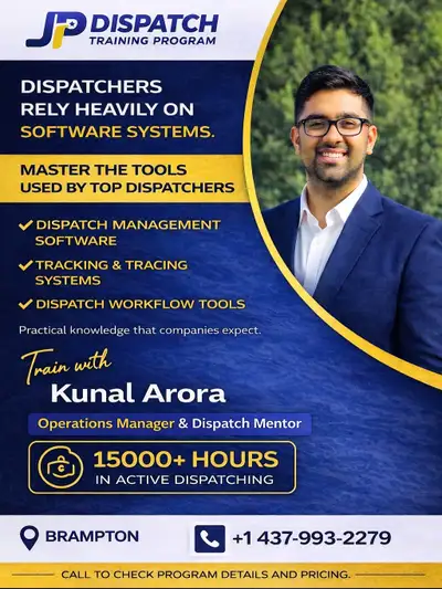 Want to become a dispatcher ?, View more