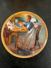 "Working in the Kitchen" Collectors Plate For Sale
