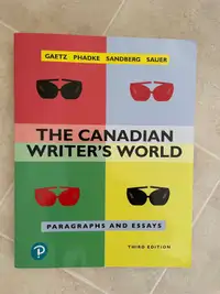 “The Canadian Writer’s World” textbook