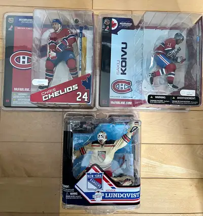 Figurines Mcfarlane NHL / Lot of different Mcfarlane series, View more