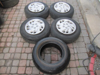 OEM Dodge Shadow 5 Tires/Hubcaps/Rims P195/70/R14  GoodCondition