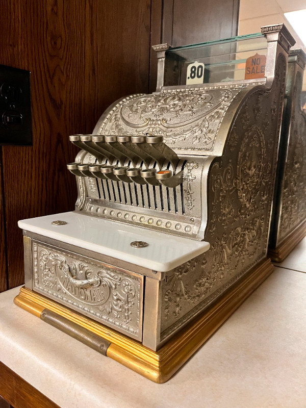 CASH REGISTER, N.C.R. SILVER PLATED BRASS CLASS 300 in Other in Kitchener / Waterloo