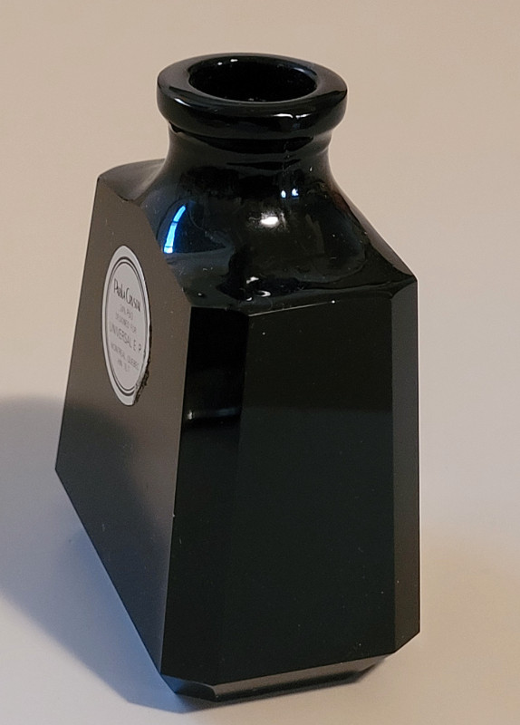 Vintage Rare Black Parka Crystal Bottle 24% PbO  - 3" Tall in Arts & Collectibles in Oshawa / Durham Region - Image 4