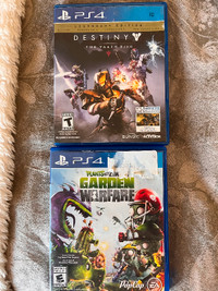 PS4 - Plants vs Zombies & Destiny legendary edition