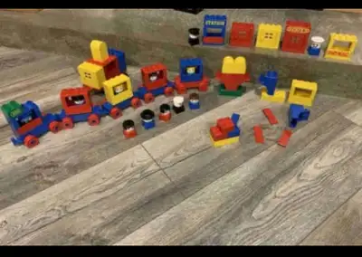 Vintage Lego Duplo Train Set, View more