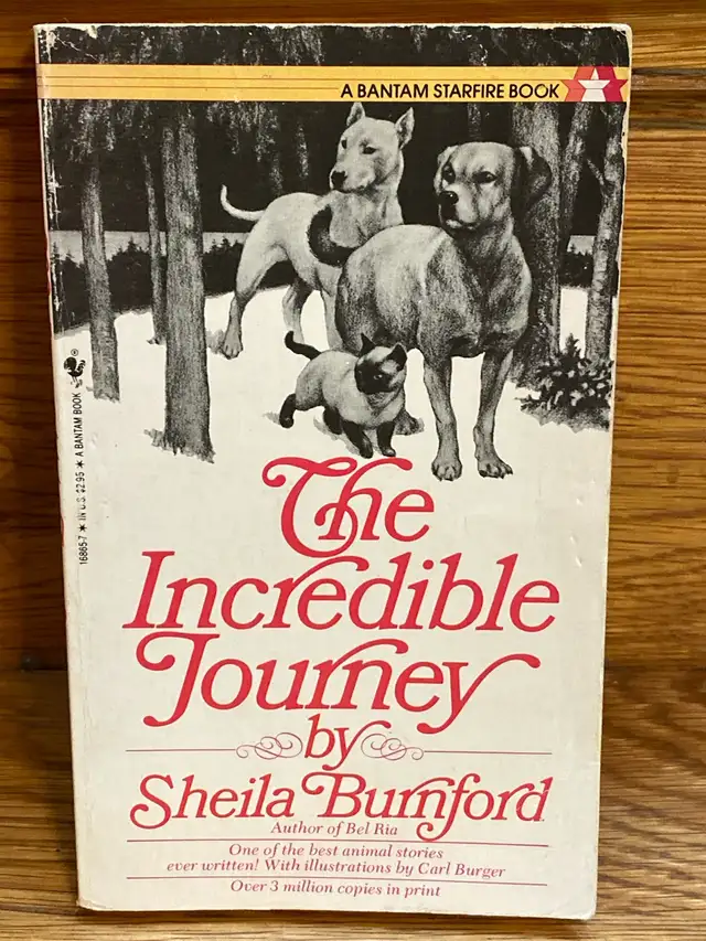 The Incredible Journey by Sheila Burnford vintage paperback  in Fiction in Oshawa / Durham Region - Image 2