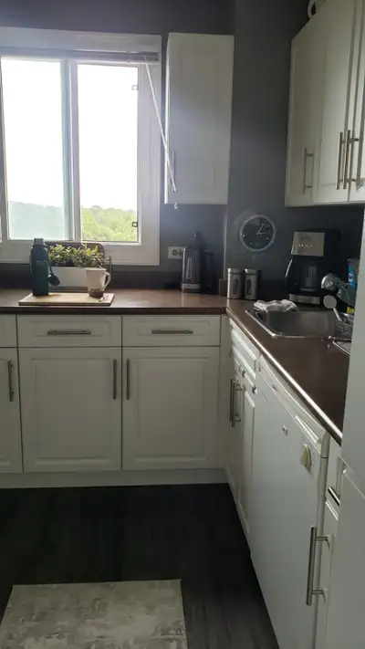 Large bedroom available in 2 bed apartment. Fully furnished, queen bed, love seat, dresser and wardr...