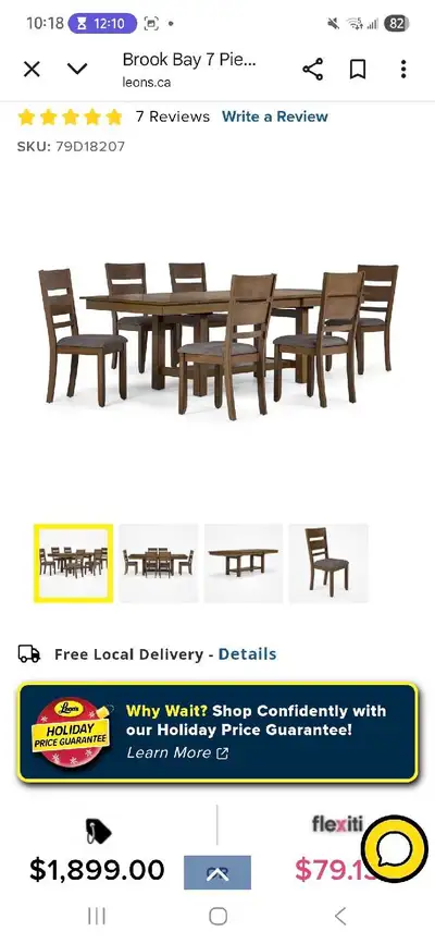 Dining Set from Leon's, View more