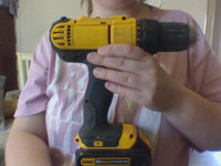 DEWALT drilll with light and battery