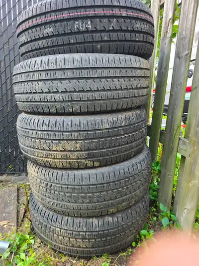 275 55 20 bridgestone dueler h.l 113t m+s 4x8.32 1x11.32 app alain pour inf 438-403-5170 negociable
