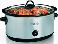 Crock-Pot Manual Slow Cooker, Stainless Steel