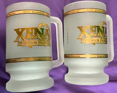 Xena Warrior Princess Beer Mugs $32 each, View more