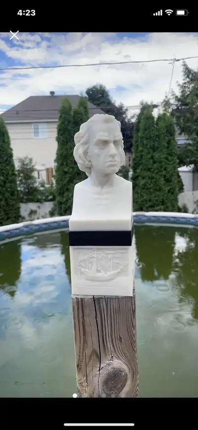 knights of Columbus bust, View more