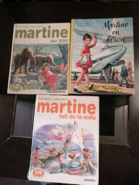 3 livres  antiques de Martine