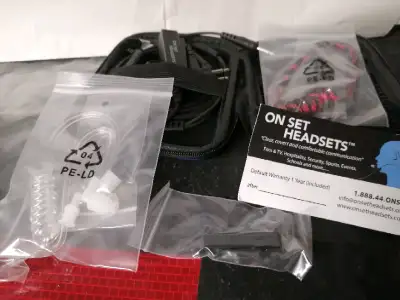 On Set Headset, 2 Way Radio Accessory - Brand New, View more